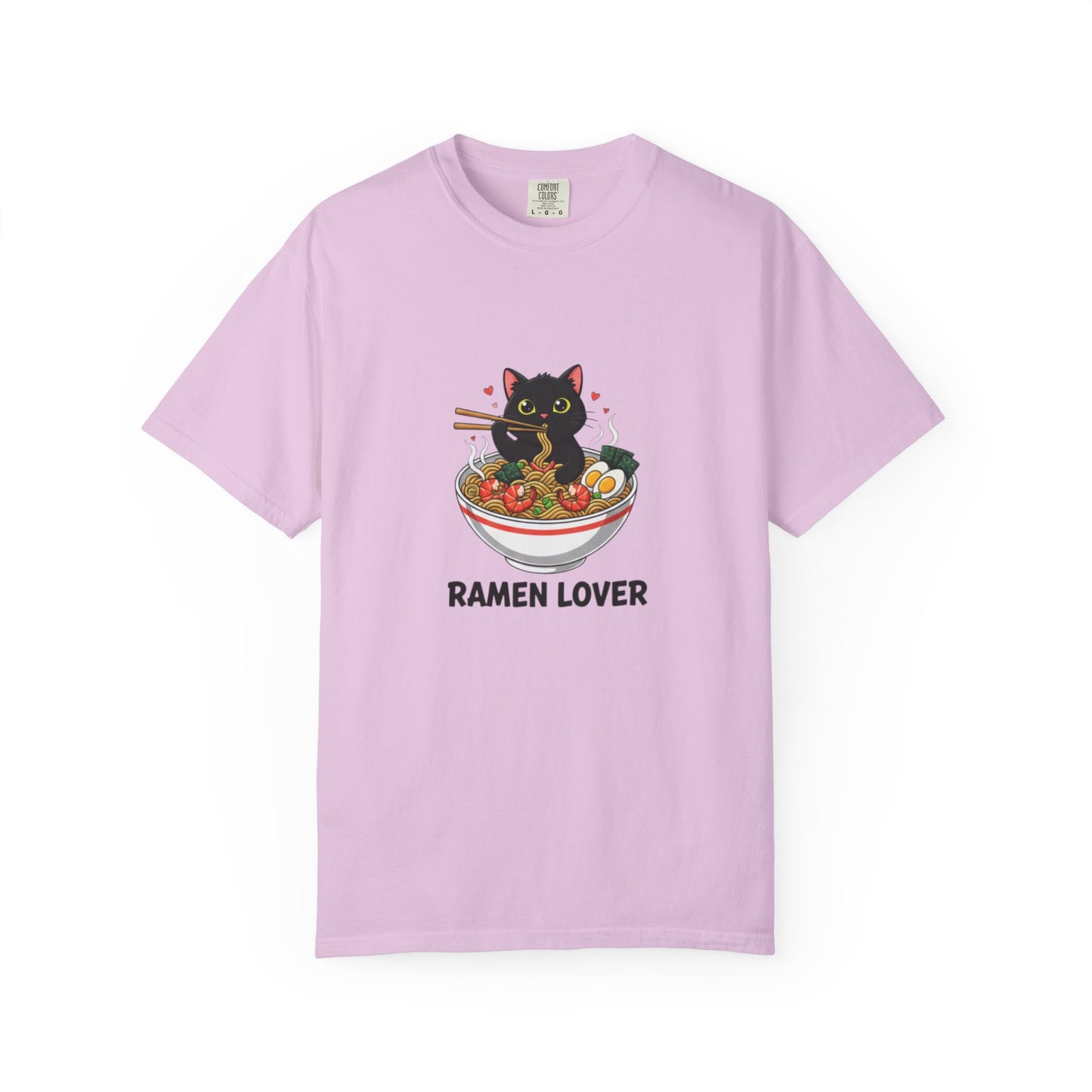 Ramen Cat Garment-Dyed T-shirt