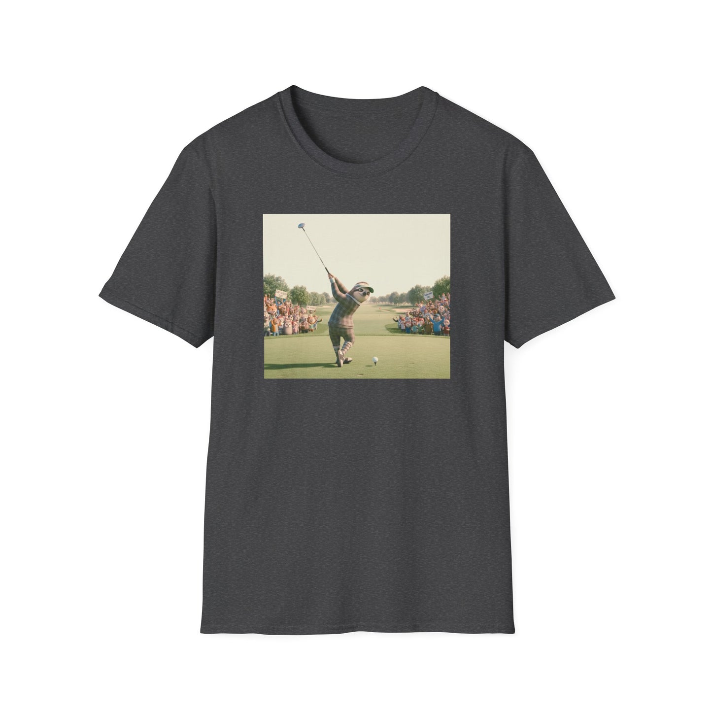 Sloth Golfer 3D Animation T-Shirt | Cinematic CGI Sporting Character