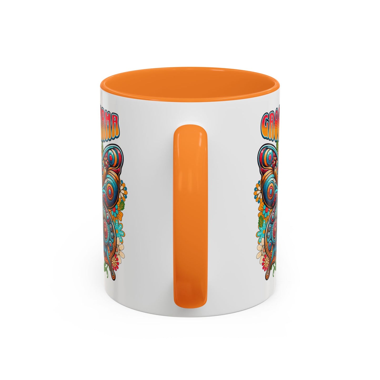 Groovy Mama Butterfly Mug | Retro Psychedelic Floral Design