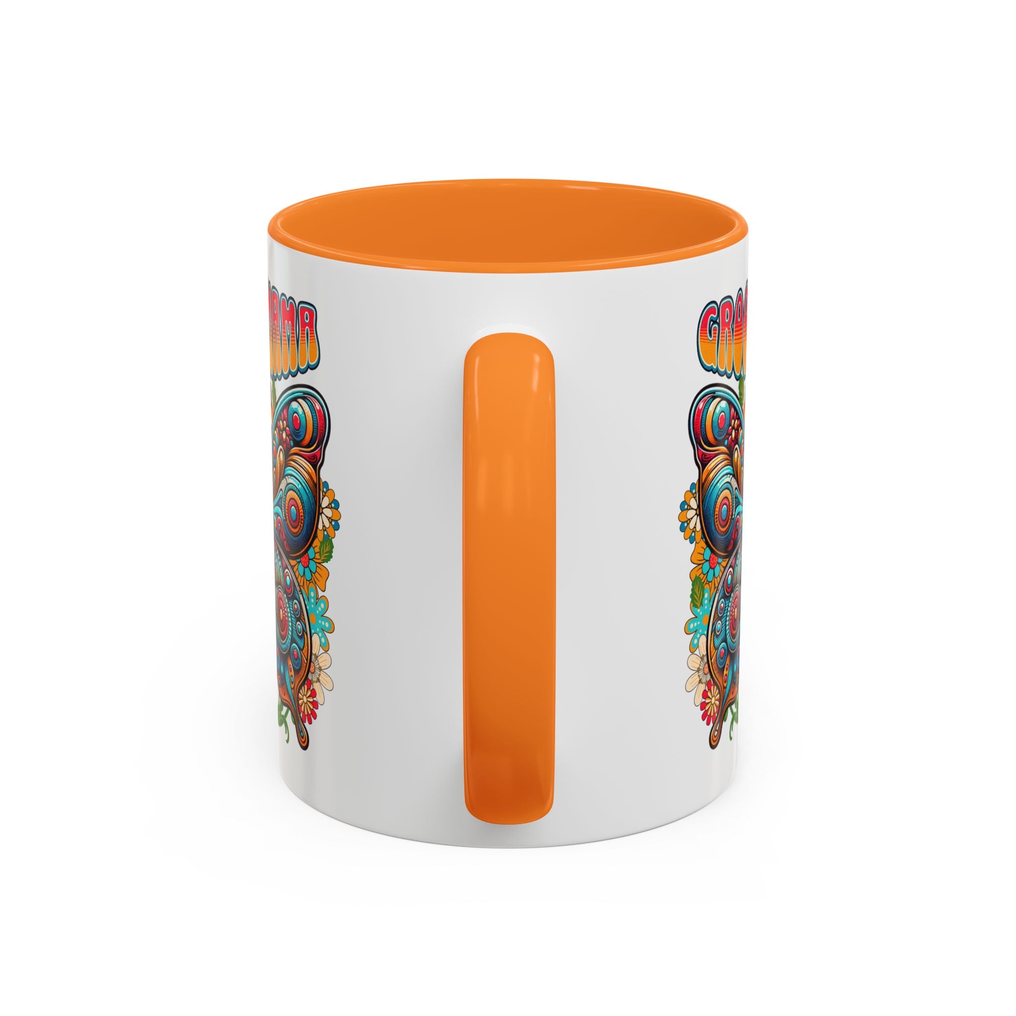 Groovy Mama Butterfly Mug | Retro Psychedelic Floral Design