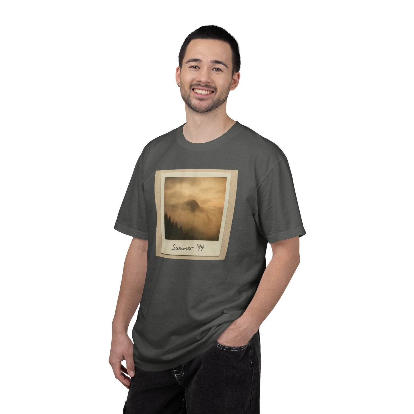Vintage Polaroid Mountain Photo T-Shirt | Summer '94