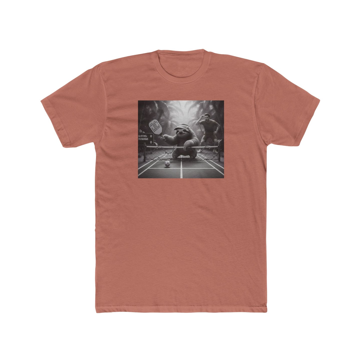 Dink-Shot Sloth Pickleball Tee | Slow-Motion Sportswear Parody