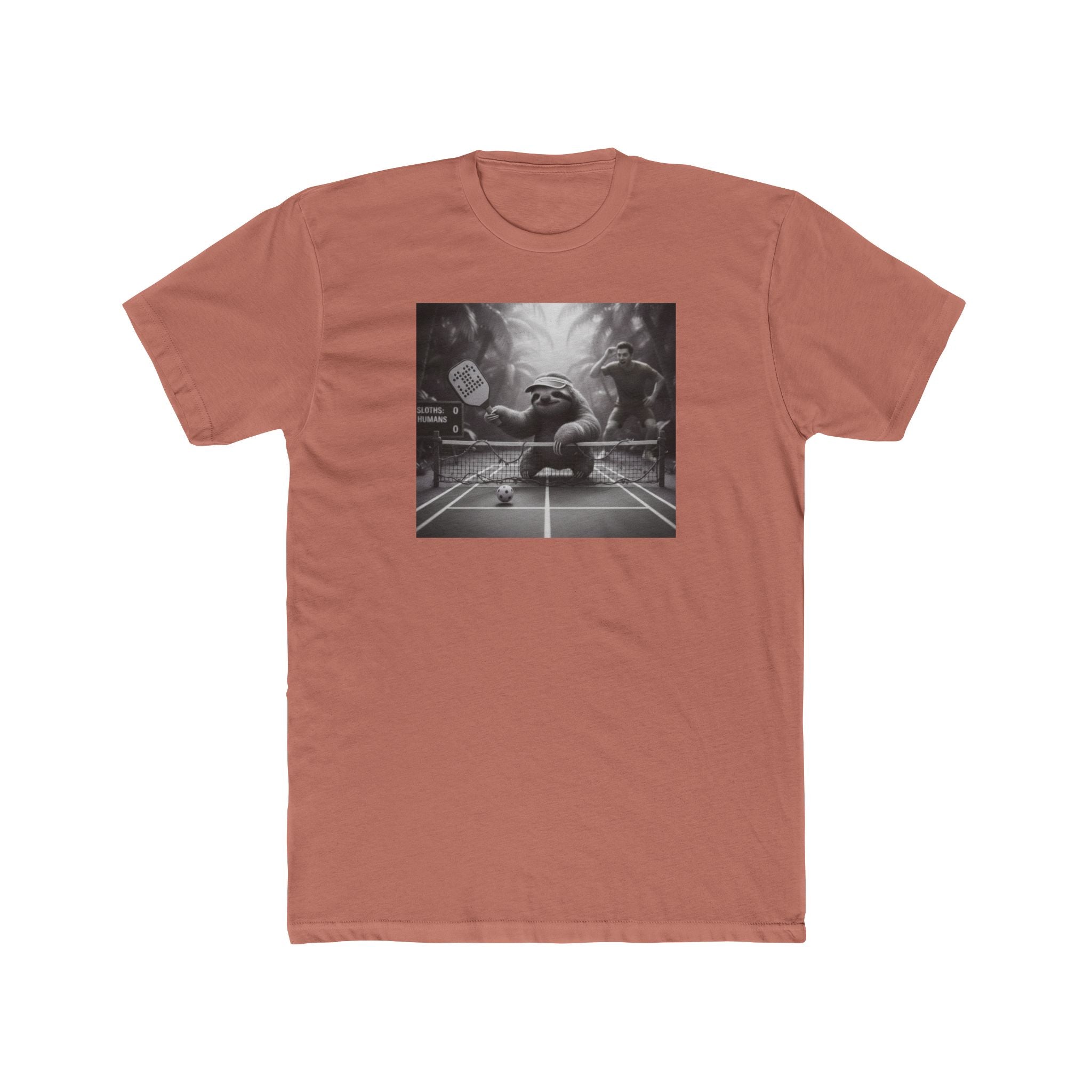 Dink-Shot Sloth Pickleball Tee | Slow-Motion Sportswear Parody