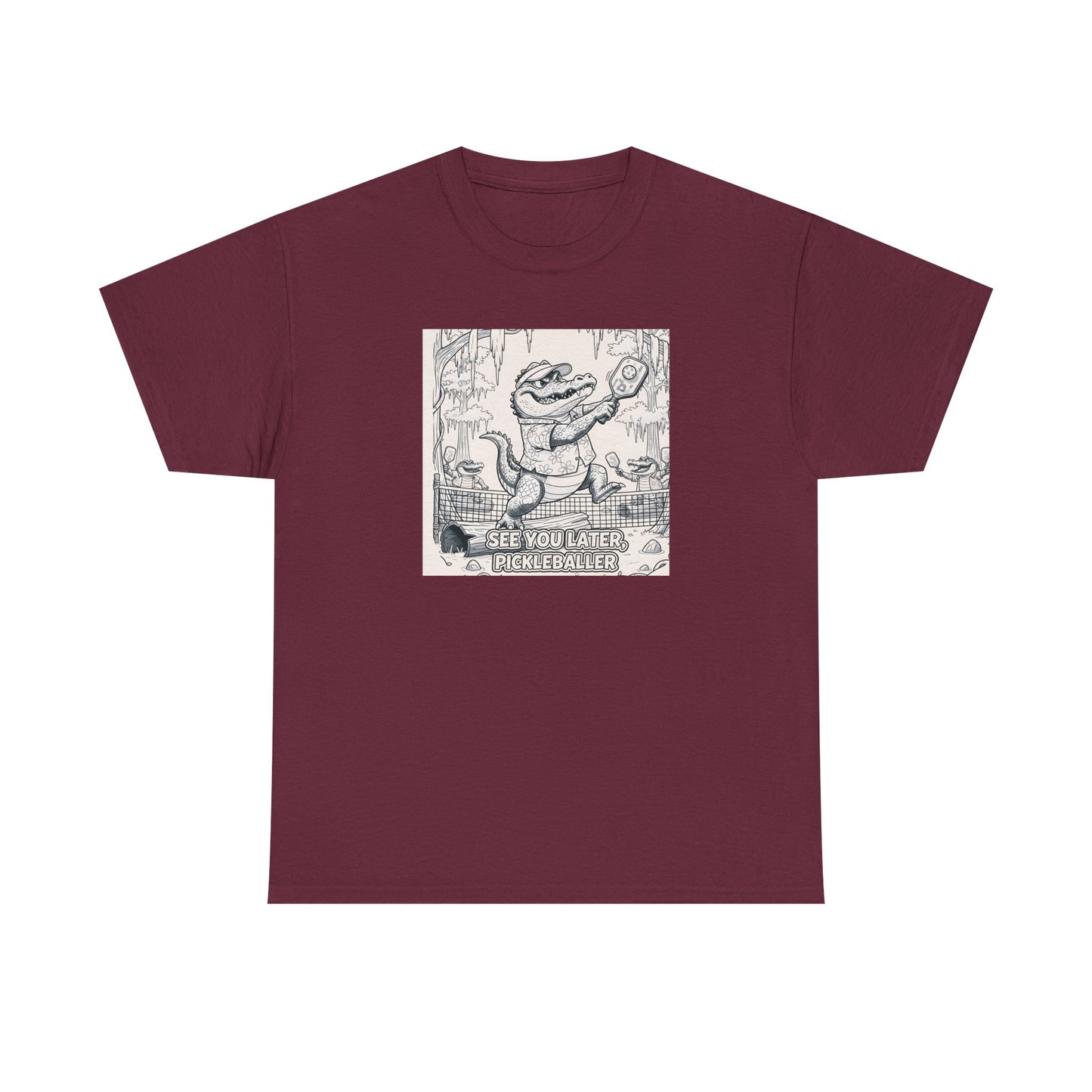 Albert "The Volley" Gator Unisex Heavy Cotton Tee