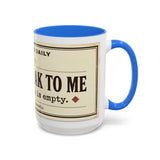 Do Not Speak To Me Mug | Prescription Coffee Mug, Funny Morning Quote