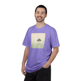 Solitary Tree Minimalist Artwork T-Shirt | Nature Square Print