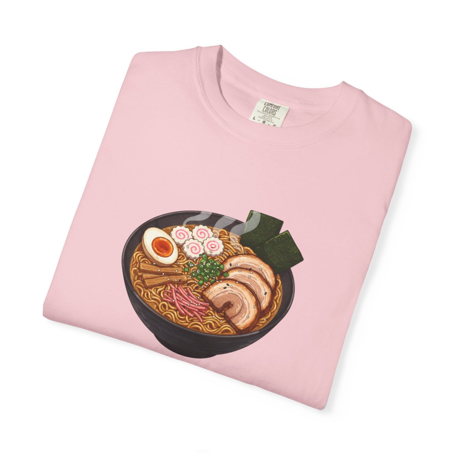 Ramen Bowl Illustration T-shirt | Cute Noodle Soup Graphic