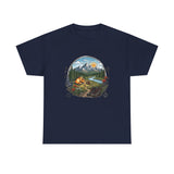 Mountain Camping Adventure T-Shirt | Outdoor Nature Hiking Tee | Wilderness Tent Graphic Shirt | Gift for Hiker Camper |