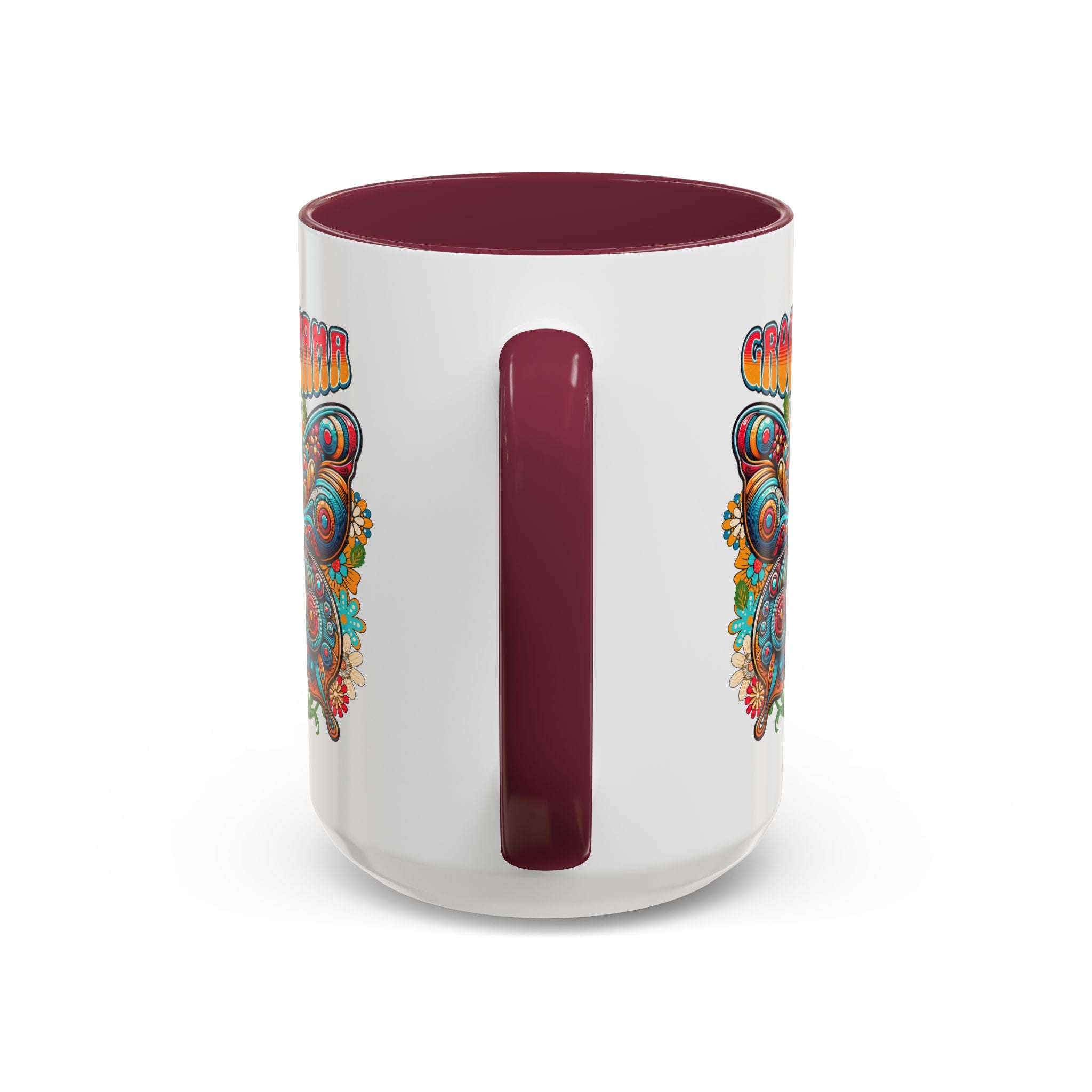 Groovy Mama Butterfly Mug | Retro Psychedelic Floral Design