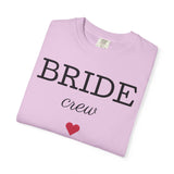 Bride Crew T-Shirt | Bachelorette Party Tee, Heart Bridesmaid Shirt