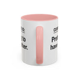 Current Status: Pretending to Have It Together mug | Accent Coffee Mug