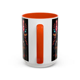 Cyberpunk Sushi Cat Mug | 11oz 15oz Ceramic Coffee Cup
