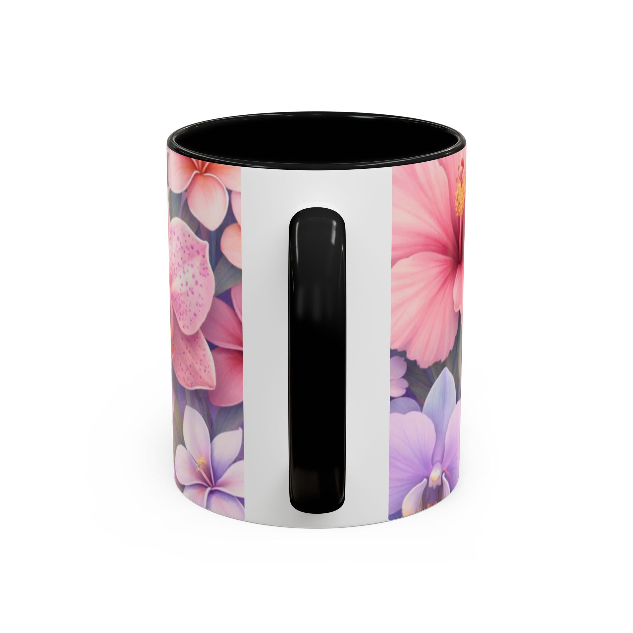 Tropical Orchid Floral Mug | Accent Coffee Mug 11oz 15oz