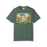 Silly Goose Dinks Cartoon Goose T-Shirt | Vintage Picnic Pond Illustration