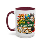 Purr-fect Teacher Mug | Cat Classroom Design, 11oz or 15oz