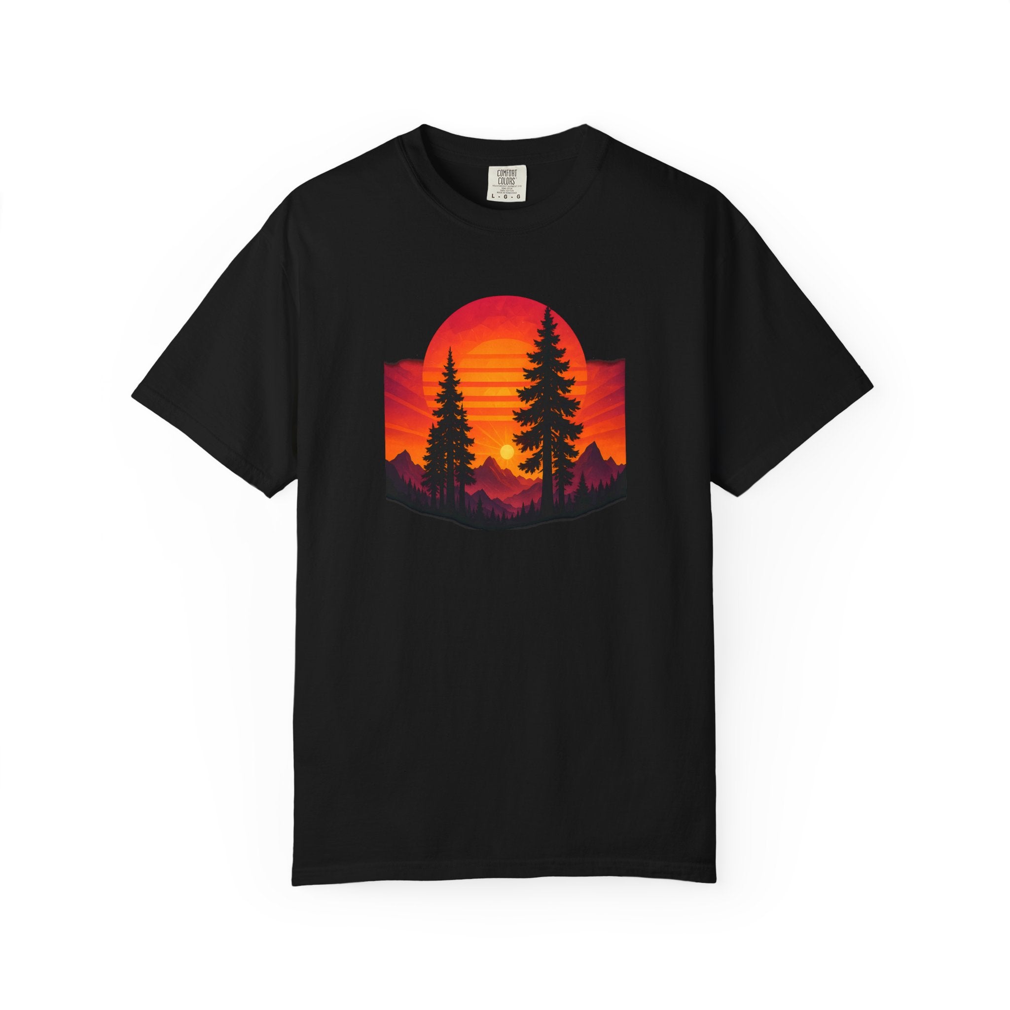 Mountain Sunset Pines T-shirt | Ridgeline Graphic