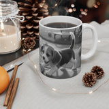 Pickleball Beagle Puppies Mug | Cute Dog Sports Coffee Tea Cup