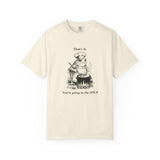 Funny Chef Frog Soup T-shirt | Toad Cooking Quote Tee