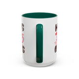 Hug in My Mug Mug | Cute Pink Cup, Heart Coffee Design