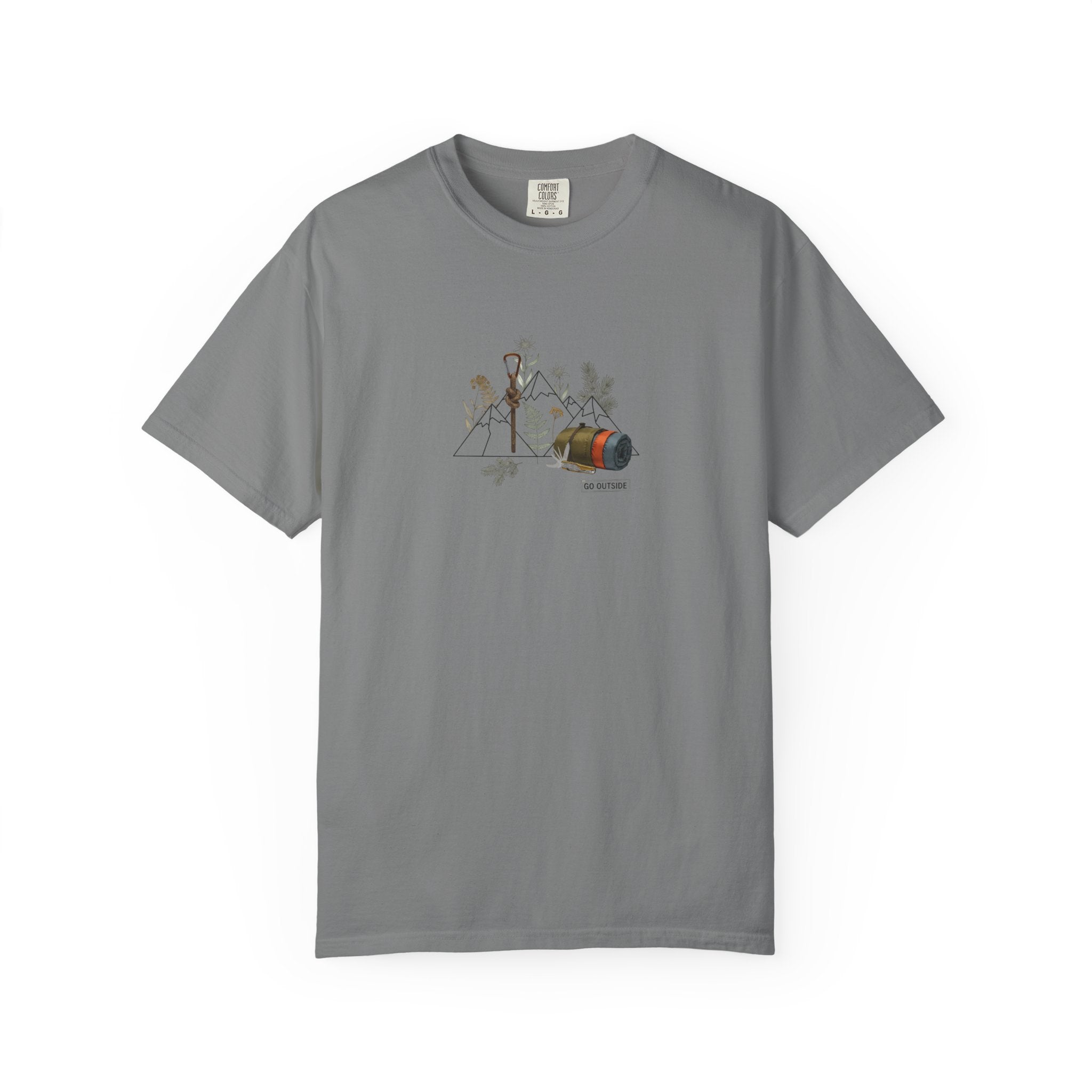 Mountains Camping Outdoors Tee | Adventure Gear Graphic T-Shirt