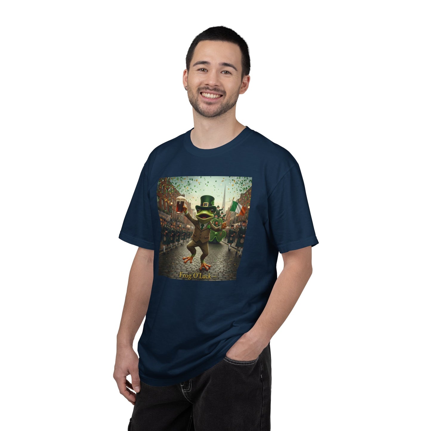 Irish Frog Unisex Garment-Dyed T-shirt