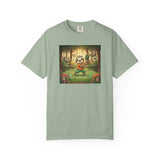 Sloth Pickleball Illustration T-shirt | Whimsical Forestcore Slow Living