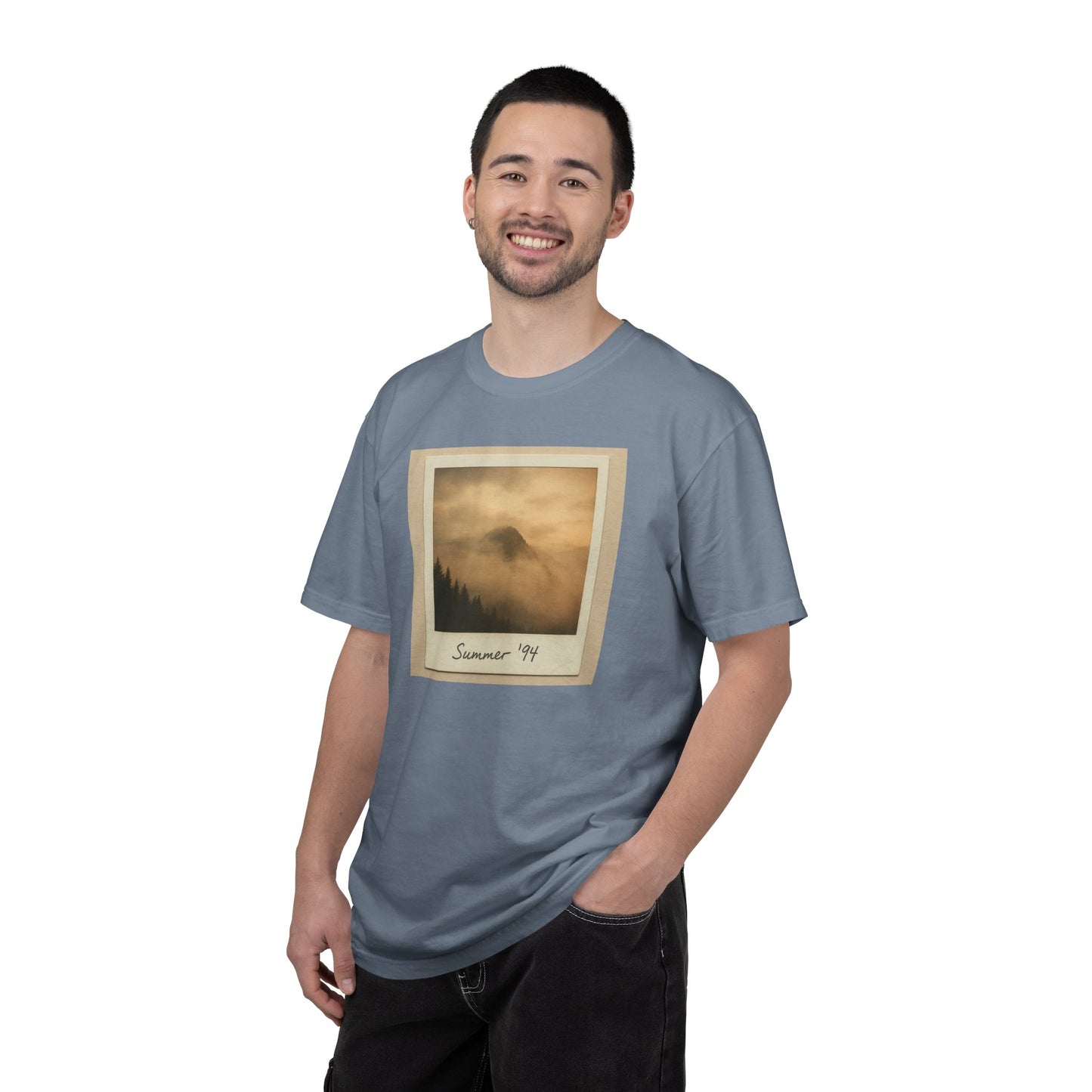 Vintage Polaroid Mountain Photo T-Shirt | Summer '94