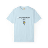 Despickleball Me pickleball graphic T-shirt | pickle paddle logo tee