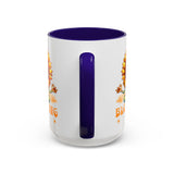Blooming Sunflower Mug | Yoga Meditating Sunflower Ceramic Mug
