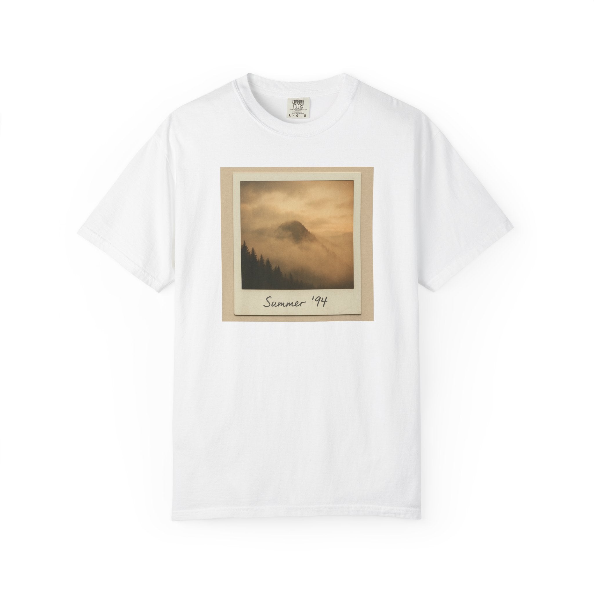 Vintage Polaroid Mountain Photo T-Shirt | Summer '94