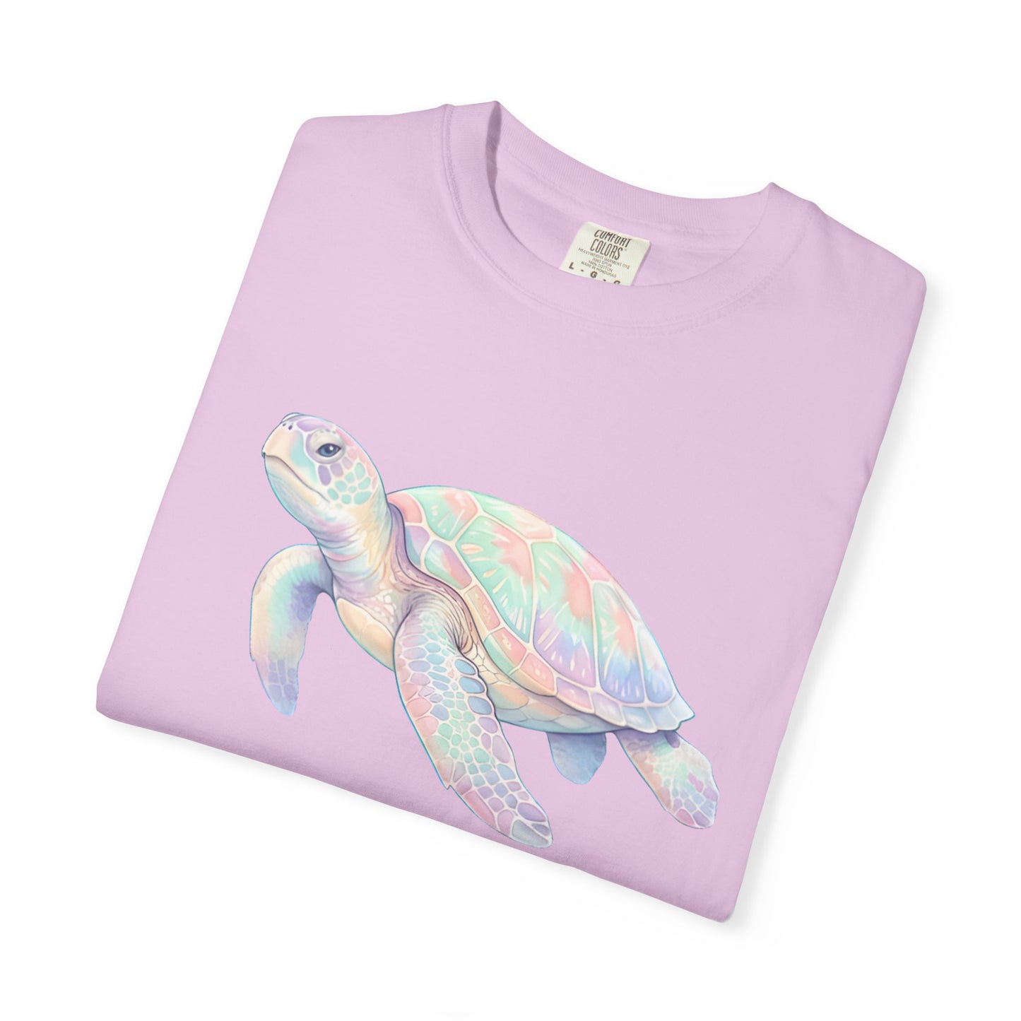 Pastel Sea Turtle T-shirt | Watercolor Marine Life Tee