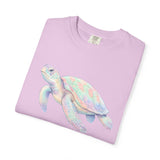 Pastel Sea Turtle T-shirt | Watercolor Marine Life Tee