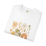 Boho Plants and Dreamcatcher T-Shirt | Rainbow, Monstera, Macrame