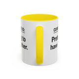 Current Status: Pretending to Have It Together mug | Accent Coffee Mug
