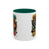 Straight Outta Meow The Kitty 90s Hip Hop Mug | Color Accent