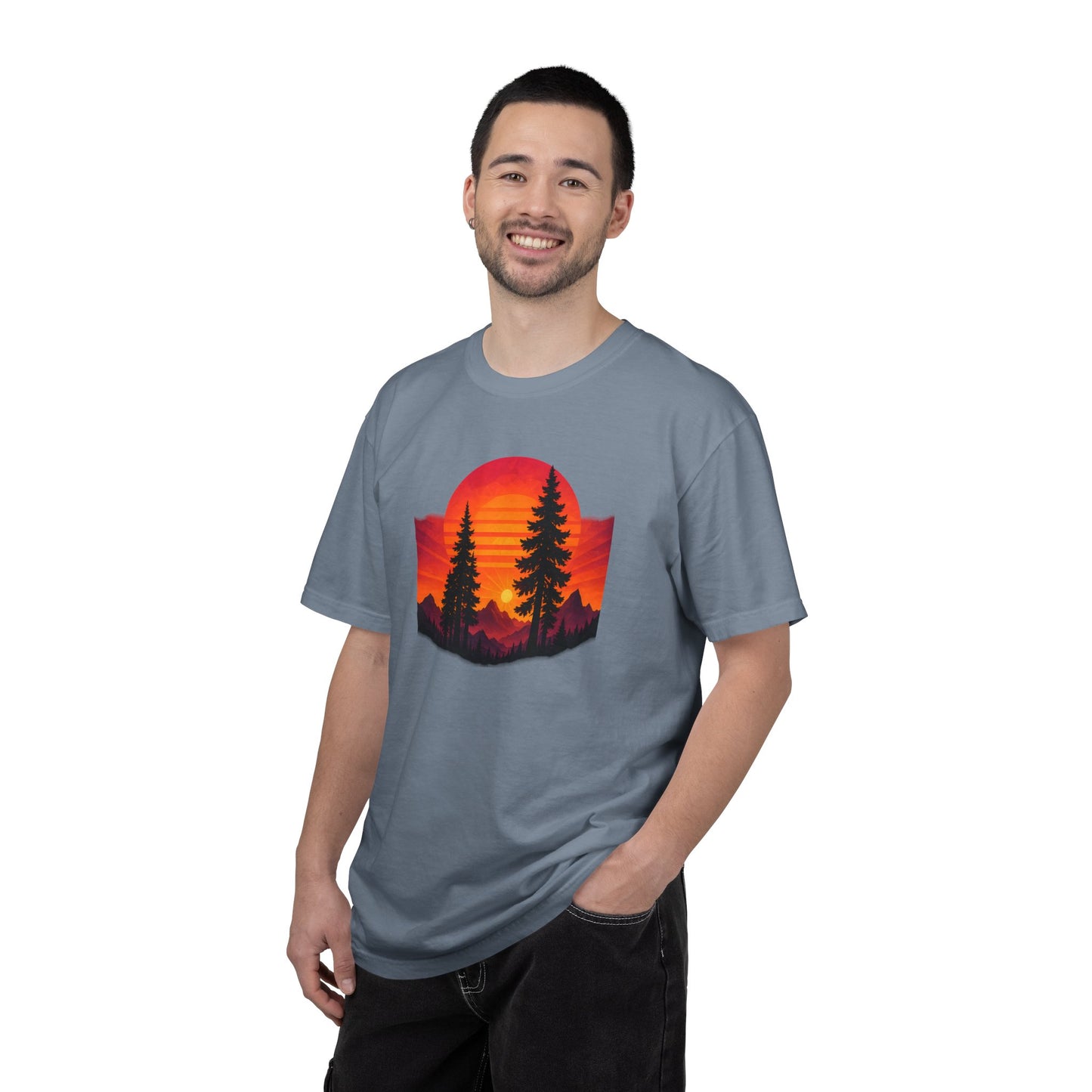 Mountain Sunset Pines T-shirt | Ridgeline Graphic