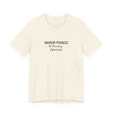 Inner Peace Pending Approval T-Shirt | Minimal Text Tee, White Crewneck