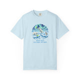 Arctic Rally Polar Bears Playing Pickleball T-Shirt | Northern Lights Illustration