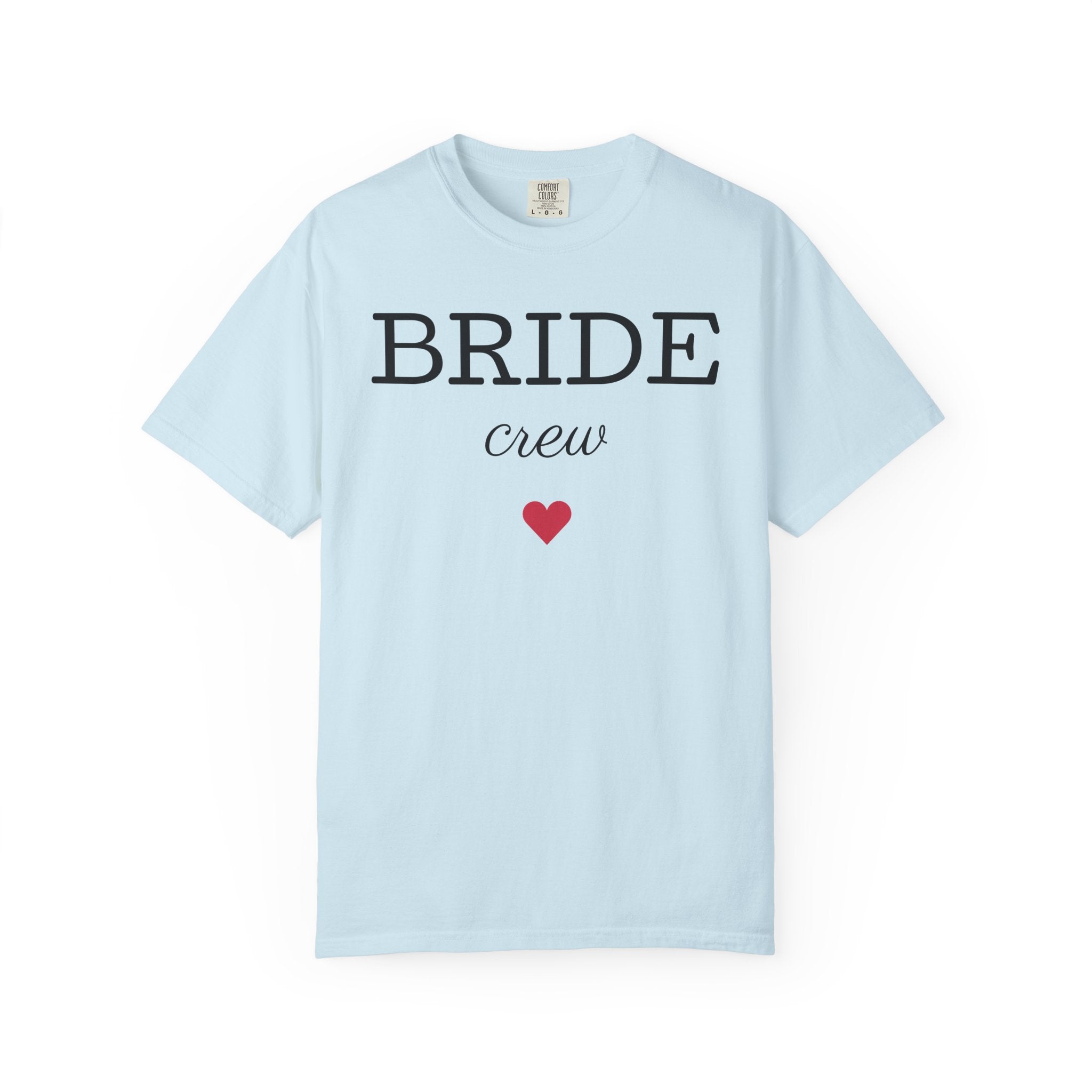 Bride Crew T-Shirt | Bachelorette Party Tee, Heart Bridesmaid Shirt