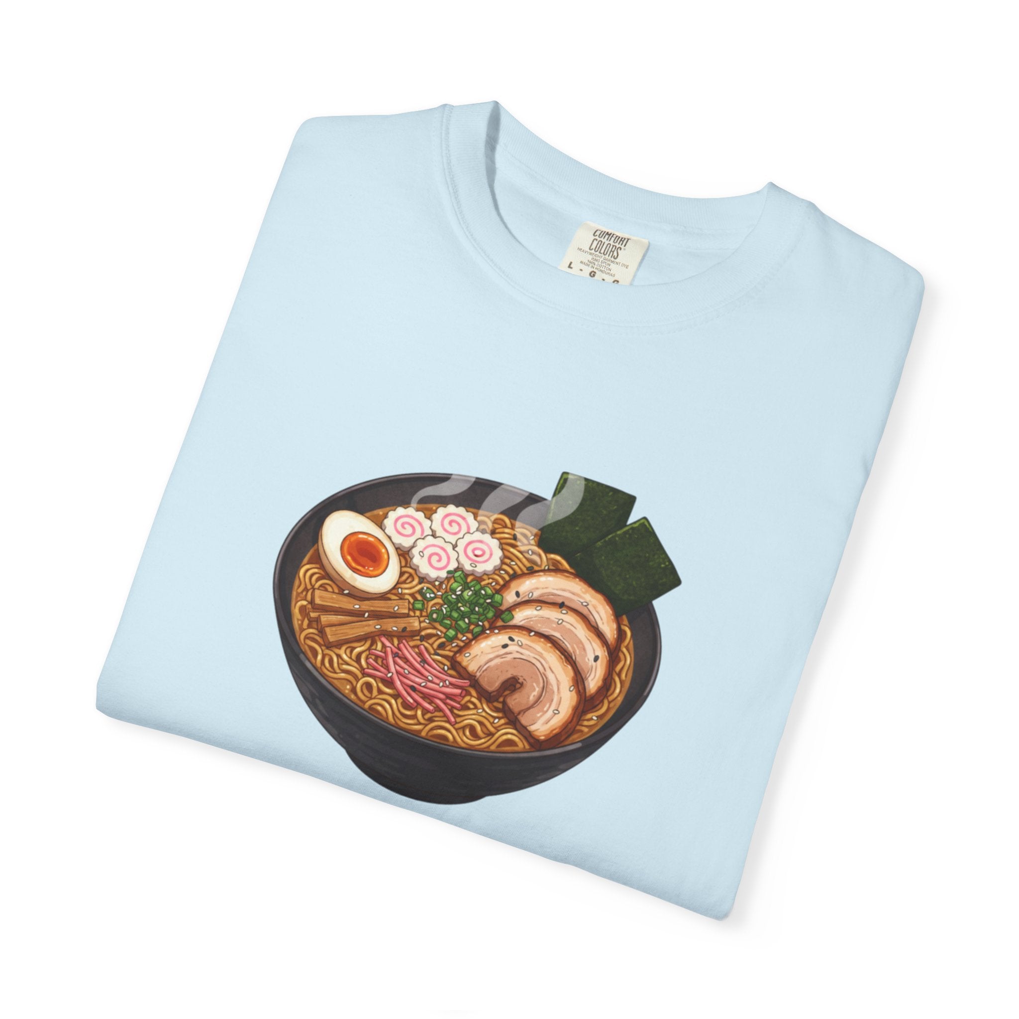 Ramen Bowl Illustration T-shirt | Cute Noodle Soup Graphic