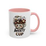 Anxiety in a Cup Coffee Mug | Accent 11oz 15oz