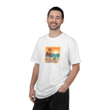 Capybara Patrol Sunset Surfing Capybara T-Shirt | Retro Beach Vibes