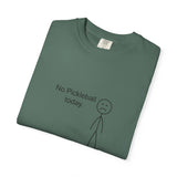 No Pickleball Today T-shirt | Stick Figure Funny Pickleball Shirt
