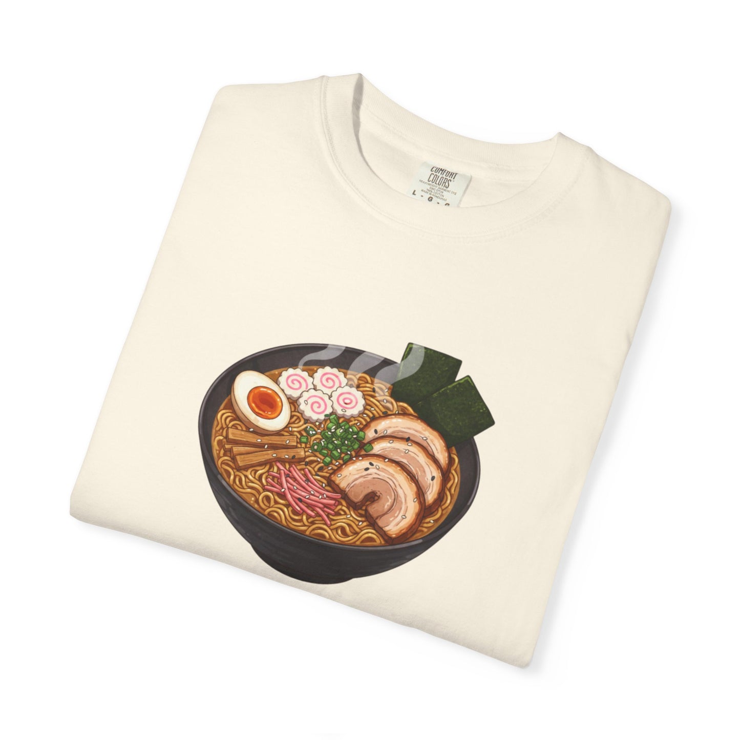 Ramen Bowl Illustration T-shirt | Cute Noodle Soup Graphic