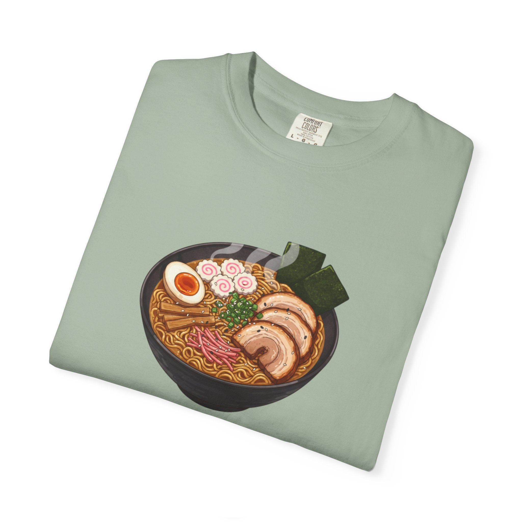 Ramen Bowl Illustration T-shirt | Cute Noodle Soup Graphic