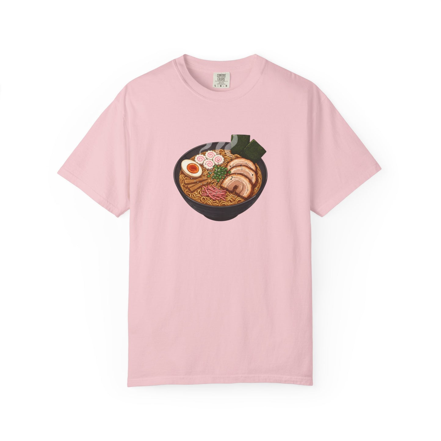Ramen Bowl Illustration T-shirt | Cute Noodle Soup Graphic