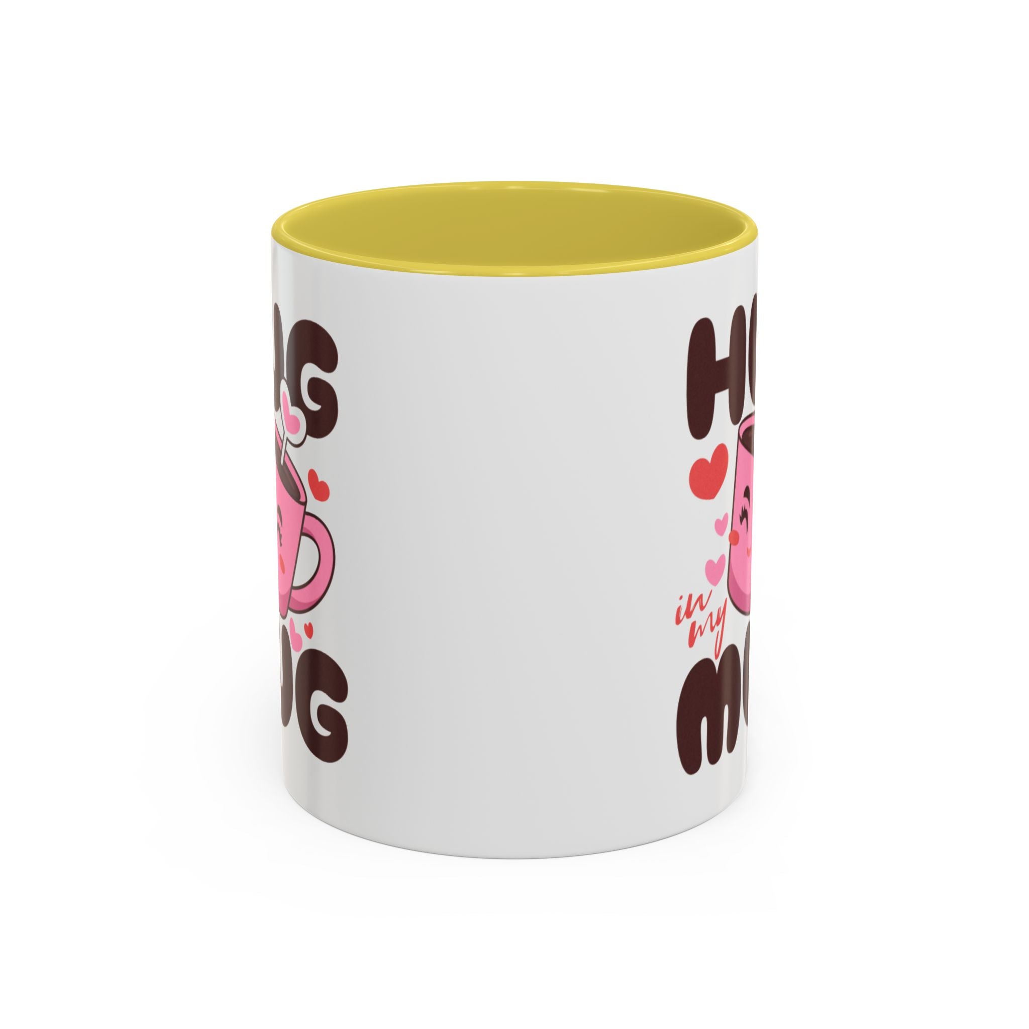 Hug in My Mug Mug | Cute Pink Cup, Heart Coffee Design