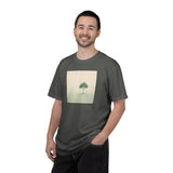 Solitary Tree Minimalist Artwork T-Shirt | Nature Square Print
