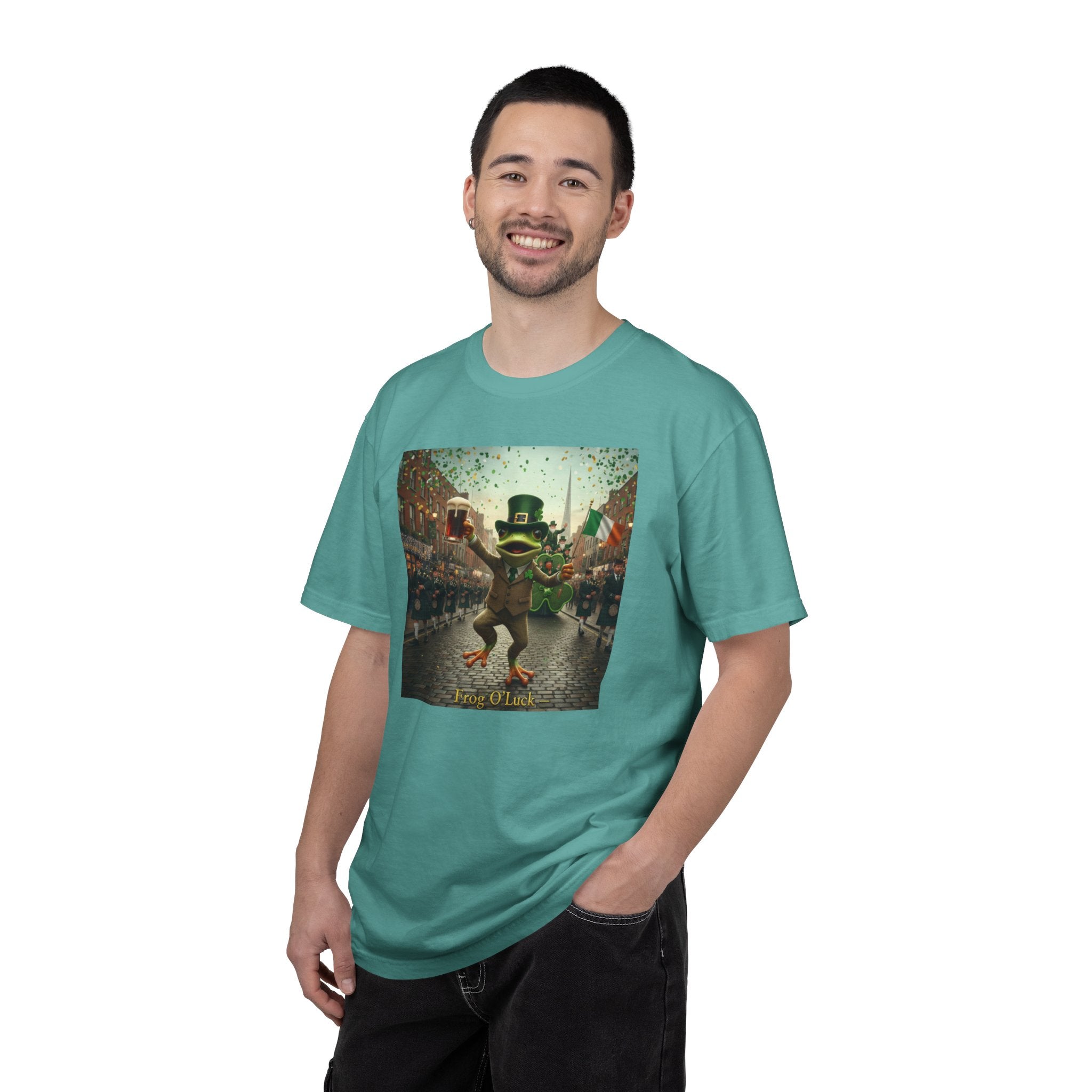 Irish Frog Unisex Garment-Dyed T-shirt