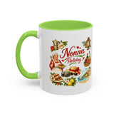 Nonna Holiday mug | Italian grandma kitchen design, vintage food icons